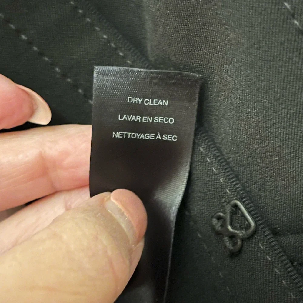 WHBM women’s blazer size 4 black.